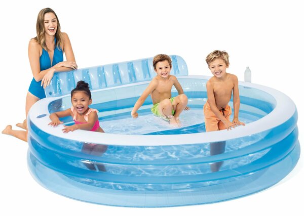 Intex Swim Center Family Pool Felfújható Családi Medence 229 x 218 x 79 cm