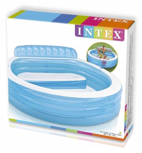 Intex Swim Center Family Pool Felfújható Családi Medence 229 x 218 x 79 cm