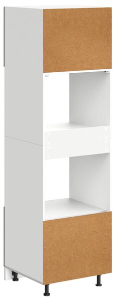 Konyhaszekrény Fekete tölgy 60 x 57 x 207 cm Faanyag