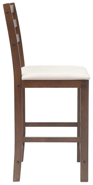VidaXL Étkező Székek 2 pcs Világos Barna 40 x 47,5 x 99,5 cm