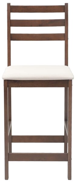 VidaXL Étkező Székek 2 pcs Világos Barna 40 x 47,5 x 99,5 cm