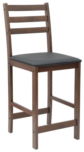 VidaXL Étkező Székek 2 pcs Világos Barna 40 x 47,5 x 99,5 cm