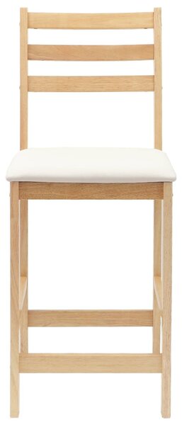 VidaXL Étkező Székek 2 pcs Természetes 40 x 47,5 x 99,5 cm