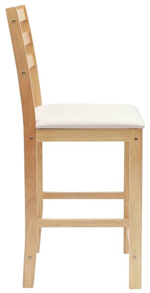 VidaXL Étkező Székek 2 pcs Természetes 40 x 47,5 x 99,5 cm