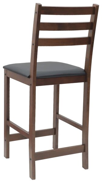 VidaXL Étkező Székek 2 pcs Világos Barna 40 x 47,5 x 99,5 cm
