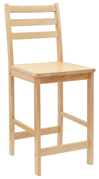 VidaXL Étkező Székek 2 pcs Természetes 40 x 47,5 x 99,5 cm