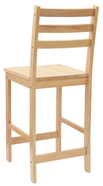 VidaXL Étkező Székek 2 pcs Természetes 40 x 47,5 x 99,5 cm