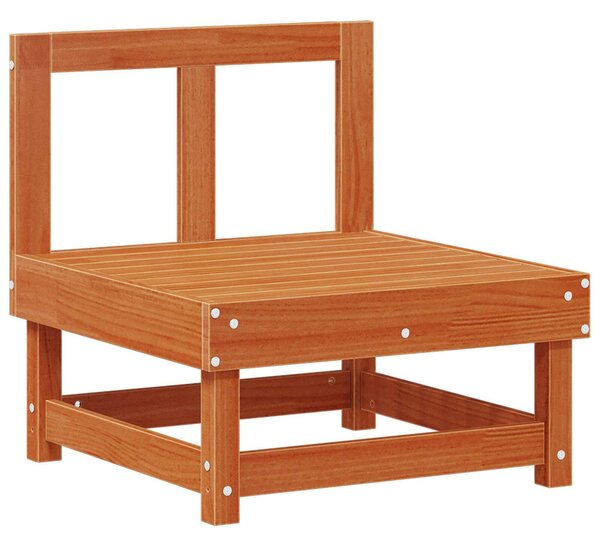 VidaXL Kerti lounge szett 5 pcs Viaszbarna Tömör fenyő