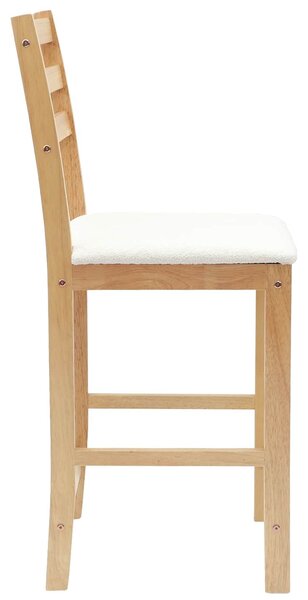 VidaXL Étkező Székek 2 pcs Természetes 40 x 47,5 x 99,5 cm
