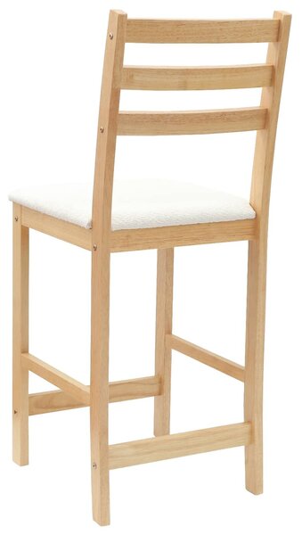 VidaXL Étkező Székek 2 pcs Természetes 40 x 47,5 x 99,5 cm