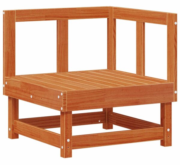 VidaXL Kerti lounge szett 5 pcs Viaszbarna Tömör fenyő