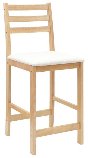 VidaXL Étkező Székek 2 pcs Természetes 40 x 47,5 x 99,5 cm