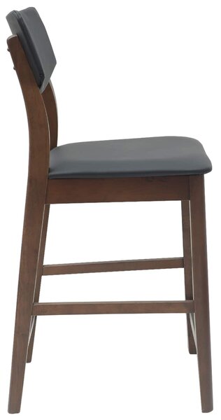 VidaXL Étkező Székek 2 pcs Világos Barna 48 x 49 x 95 cm Tömör Gumi Fa