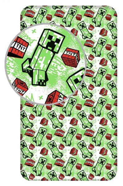 Minecraft gumis lepedő Metro Art 90x200cm