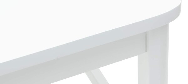 VidaXL Étkező Székek 2 pcs Fehér 48 x 49 x 95 cm Tömör Gumi Fa