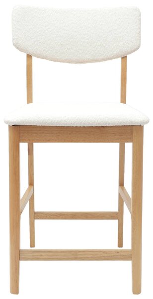 VidaXL Étkező Székek 2 pcs Természetes 48 x 49 x 95 cm Tömör Gumi Fa