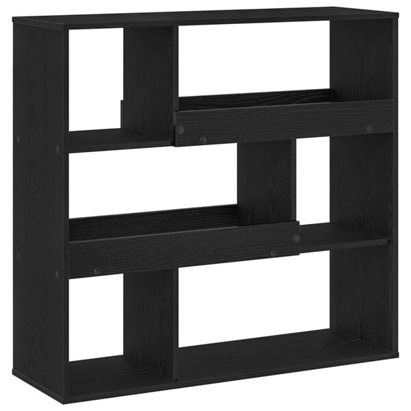 Könyvespolc Fekete tölgy 100 x 33 x 94,5 cm Faanyag