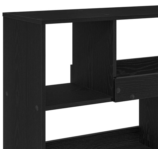 Könyvespolc Fekete tölgy 100 x 33 x 94,5 cm Faanyag