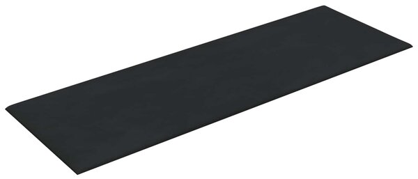 VidaXL Fali Fejtámla 12 db Fekete Bársony