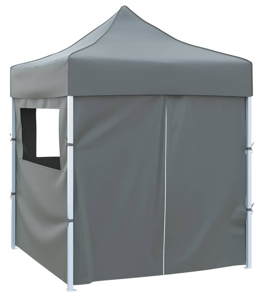 VidaXL Partysátor 200 x 200 x 315 cm Oxford Szövet, Antracit