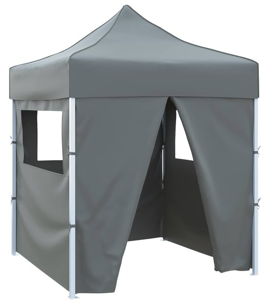 VidaXL Partysátor 200 x 200 x 315 cm Oxford Szövet, Antracit