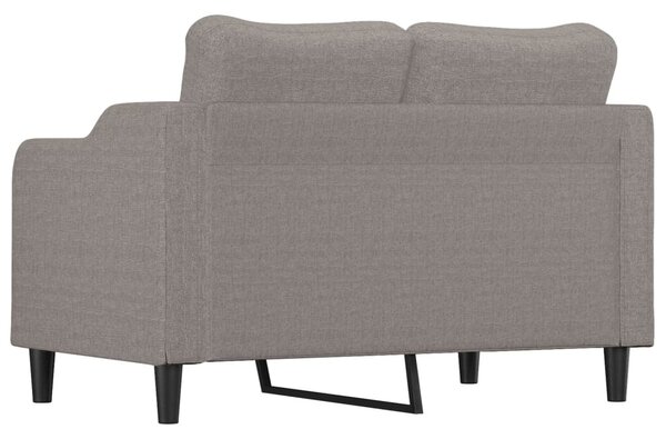 Kétszemélyes tópszínű szövet kanapé 120 cm