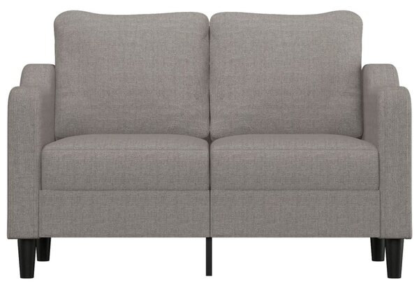 Kétszemélyes tópszínű szövet kanapé 120 cm