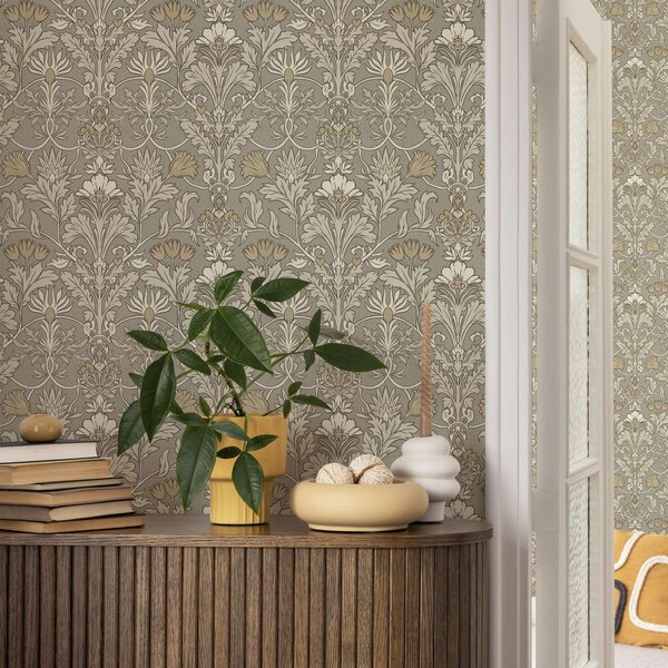 Tapéta Klasszikus virágos díszítés William Morris stílusában, Tapétá francia stílusban, a00171 : Uwalls.hu