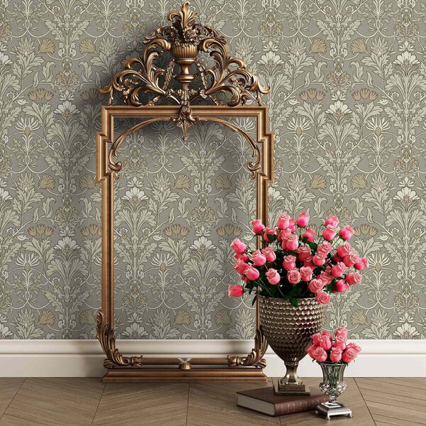 Tapéta Klasszikus virágos díszítés William Morris stílusában, Tapétá francia stílusban, a00171 : Uwalls.hu