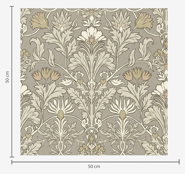 Tapéta Klasszikus virágos díszítés William Morris stílusában, Tapétá francia stílusban, a00171 : Uwalls.hu