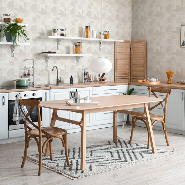 Tapéta Minimalista geometria világos krémszínű palettában, Tapétá skandináv stílusban, a00189 : Uwalls.hu