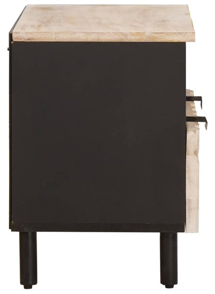 TV szekrény fiókkal Fehér mosott felület 70 x 33,5 x 46 cm