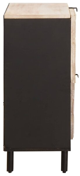 Széf Fehér mosott felület 80 x 33 x 75 cm Tömör Mangófát