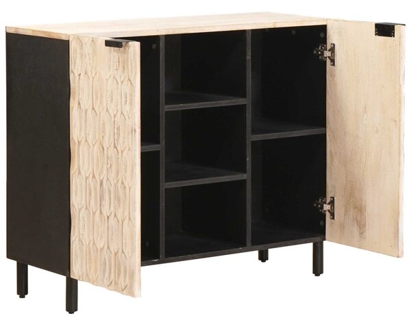 Széf Fehér mosott felület 90 x 33 x 75 cm Tömör Mangófát