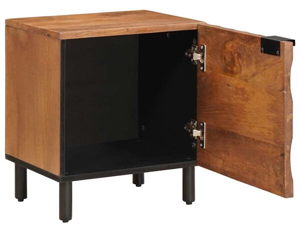 Éjjeliszekrény 2 db Barna 40 x 33 x 46 cm Tömör Mangófát