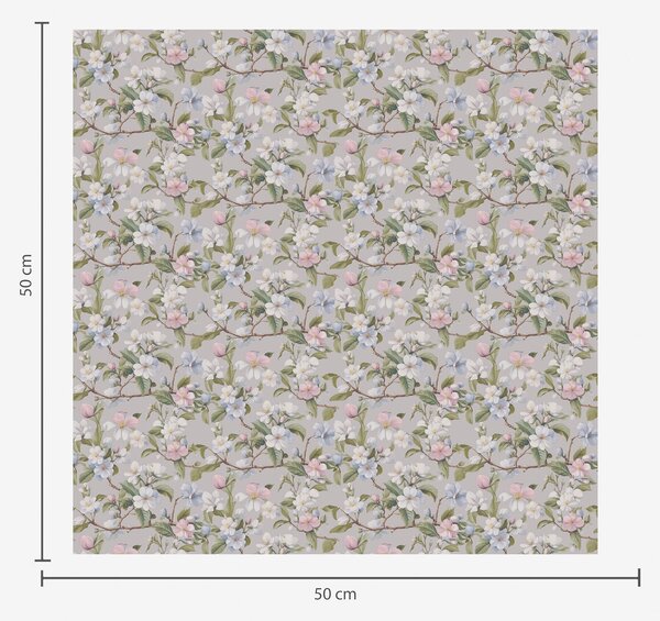 Tapéta Pasztell virágos átlós átlós a reneszánsz textil stílusában, Virágok és növények tapétá, a00205 : Uwalls.hu