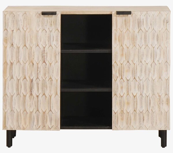 Széf Fehér mosott felület 90 x 33 x 75 cm Tömör Mangófát