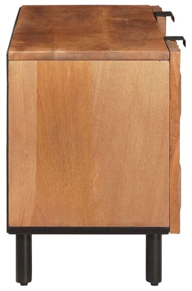 TV szekrény Akácbarna felület 105 x 33,5 x 46 cm Tömör Mangófát
