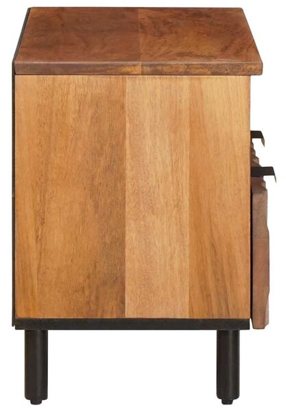 TV szekrény Akácbarna felület 70 x 33,5 x 46 cm Tömör Mangófát
