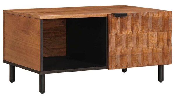 Dohányzóasztal Barna 80 x 50 x 40 cm Tömör Mangófát