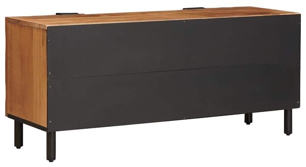 TV szekrény Akácbarna felület 105 x 33,5 x 46 cm Tömör Mangófát