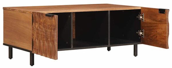 Dohányzóasztal Barna 100 x 54 x 40 cm Tömör Mangófát