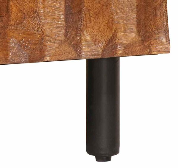 Dohányzóasztal Barna 100 x 54 x 40 cm Tömör Mangófát