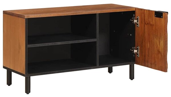 TV szekrény Akácbarna felület 80 x 33 x 46 cm Tömör Mangófát