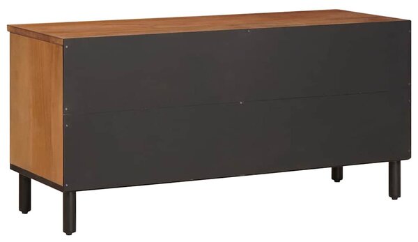 TV szekrény Akácbarna felület 100 x 33,5 x 46 cm Tömör Mangófát