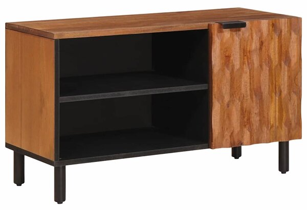 TV szekrény Akácbarna felület 80 x 33 x 46 cm Tömör Mangófát