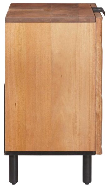 Fürdőszobai mosdószekrény Barna 62 x 33 x 58 cm Tömör Mangófát