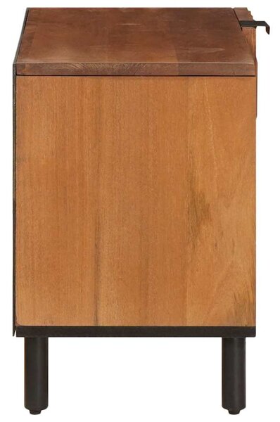 TV szekrény Akácbarna felület 80 x 33 x 46 cm Tömör Mangófát