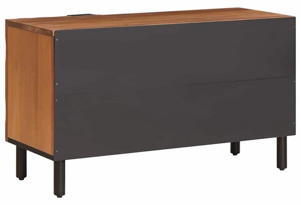 TV szekrény Akácbarna felület 80 x 33 x 46 cm Tömör Mangófát