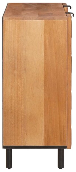 Széf polcokkal Akácbarna felület 90 x 33 x 75 cm Tömör Mangófát